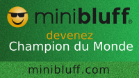 Zinédine joue au Minibluff